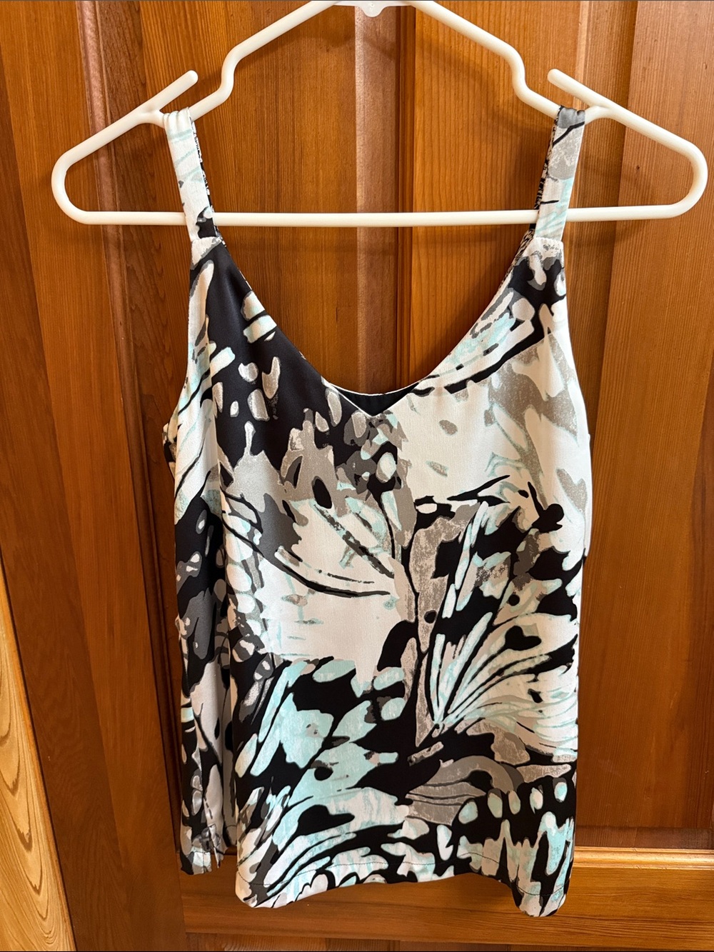 WHBM satin tank blouse